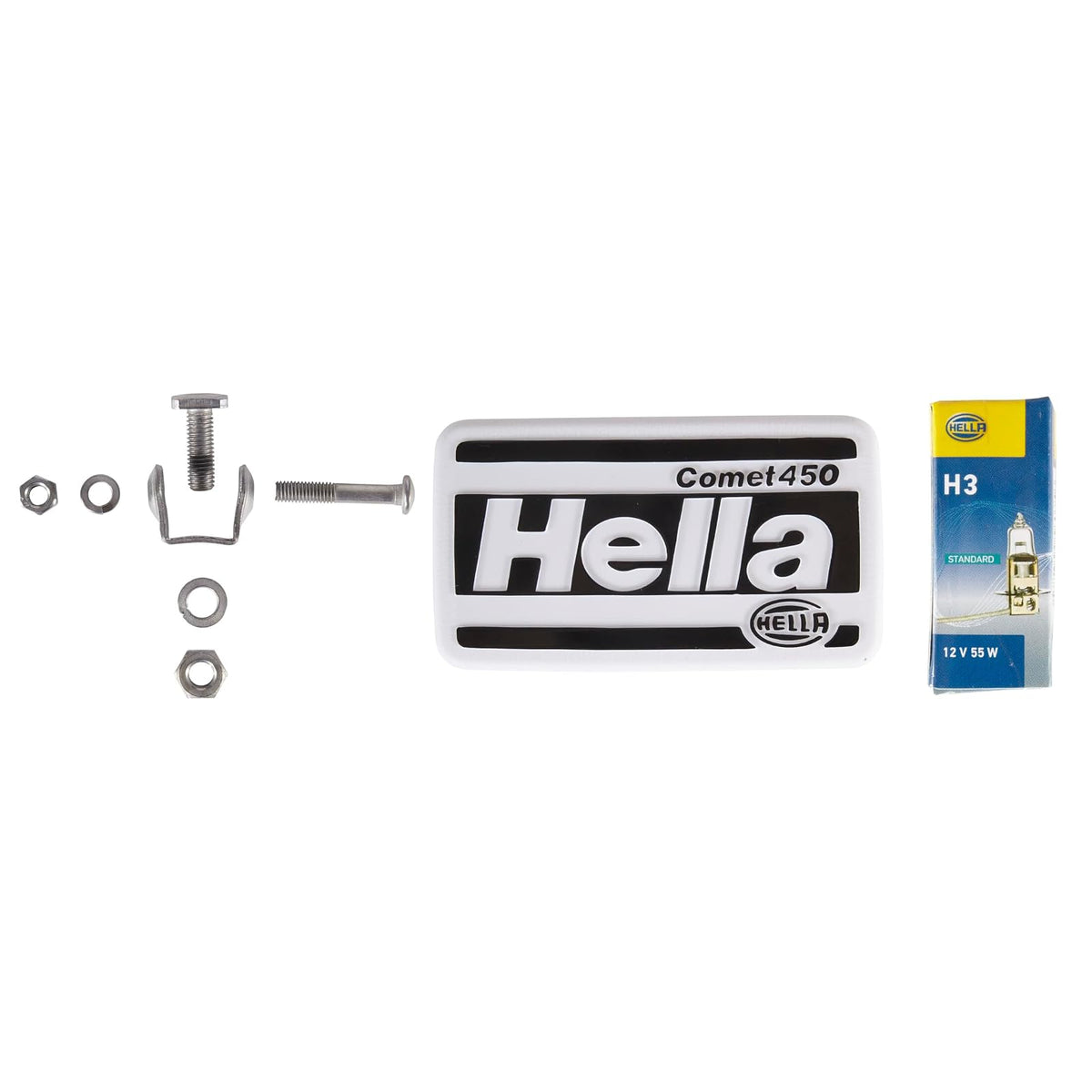 Hella Luz Antiniebla 550 con Lente Transparente H3 12V SAE/ECE, 005700441