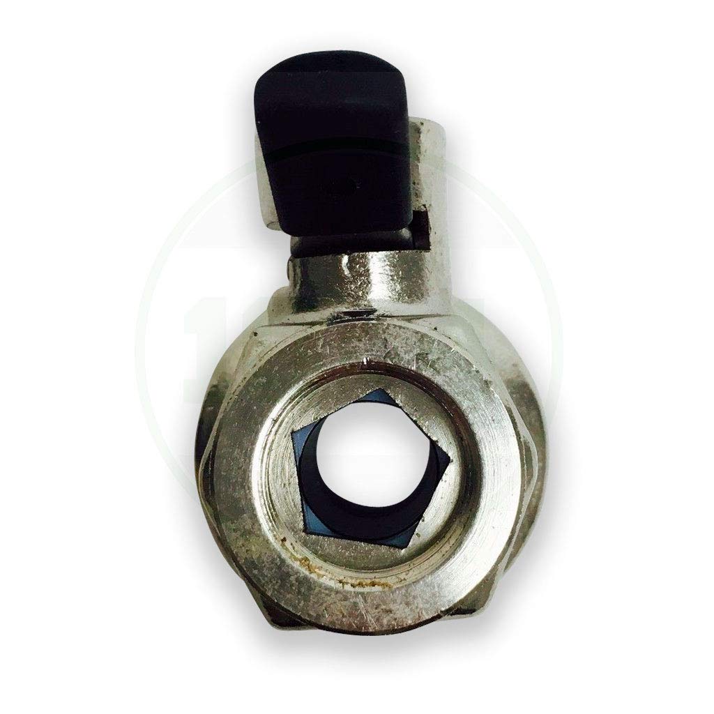 EZ Oil Drain Valve Válvula de Drenaje de Aceite 27 mm-2.0, Plateado, EZ-211