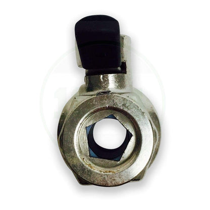EZ Oil Drain Valve Válvula de Drenaje de Aceite 27 mm-2.0, Plateado, EZ-211