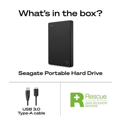 Seagate Portable 1TB Disco Duro Externo USB 3.0, Portátil, 1 TB