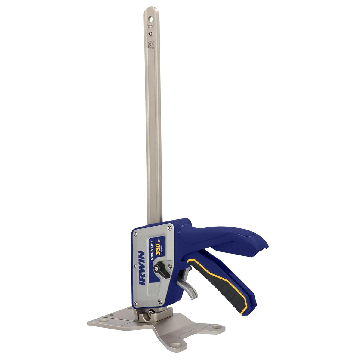 IRWIN - Gato de construcción de elevación rápida, Herramienta de elevación de Mano, Multifuncional, elevación de hasta 10 Pulgadas y Capacidad de elevación de 350 Libras (IRHT83100)
