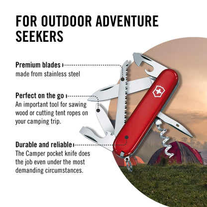 Victorinox Camper Swiss Army Pocket Knife
