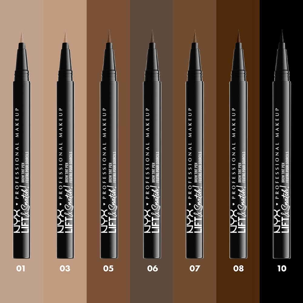NYX Professional Makeup, Lift and Snatch, Plumín de cejas, Tono Blonde