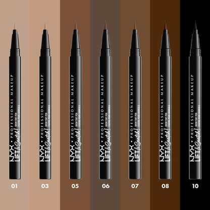 NYX Professional Makeup, Lift and Snatch, Plumín de cejas, Tono Blonde