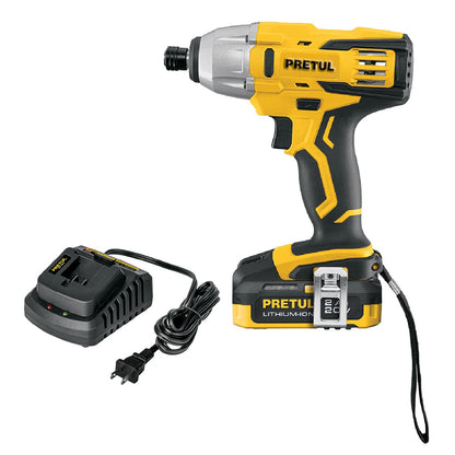 Pretul DIMI-20P, Destornillador de impacto inalámbrico 1/4", 20 V con 1 batería de 2 Ah