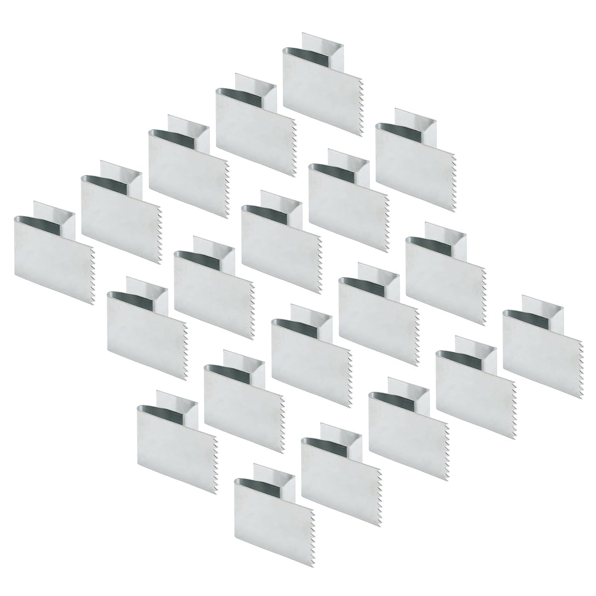 Prime-Line S 5100 Hurricane - Clips de tablero, se adapta a 1/2 pulgadas. Madera contrachapada gruesa, acero estampado (paquete de 20)