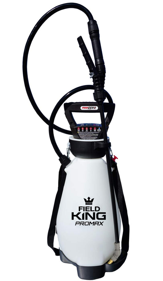 Field King 190571 - Pulverizador de batería de iones de litio con tecnología cero, 2 galones, color blanco