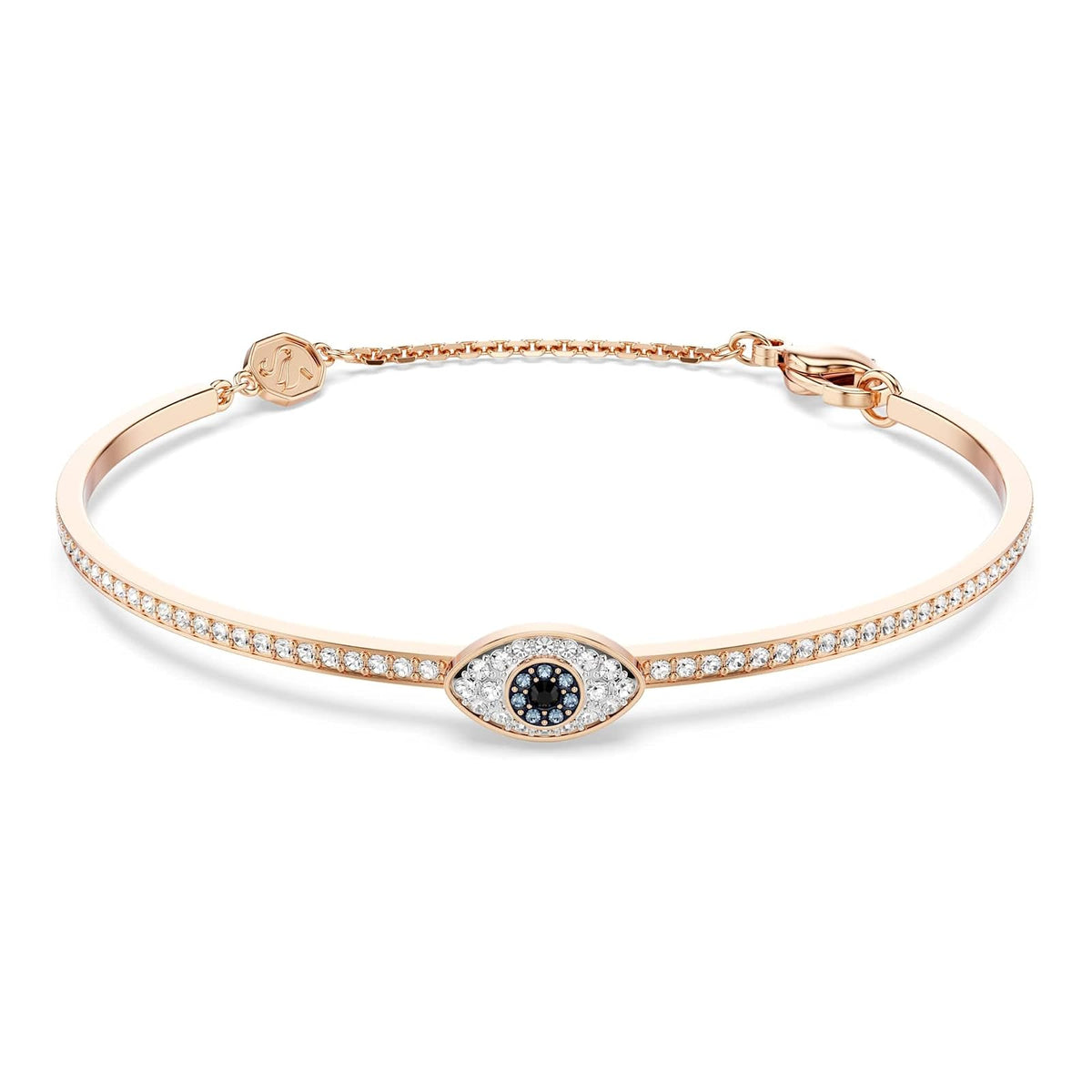 Swarovski Colección Symbolica, Ojo, multicolor, chapado en oro rosa - Pulsera Symbolica - M