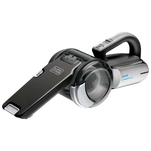 Black + Decker BDH2000PL MAX Aspiradora pivotante de Litio, 20 voltios, Pivot Handheld Vacuum, Negro, Diseño 1, 1, 1