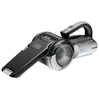 Black + Decker BDH2000PL MAX Aspiradora pivotante de Litio, 20 voltios, Pivot Handheld Vacuum, Negro, Diseño 1, 1, 1