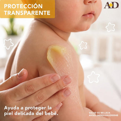 A+D Prevent Pomada para Rozaduras de Pañal en Bebés 113 g | Hipoalergénica | Vitamina A y D, Lanolina | Libre de Parabenos, Ftalatos, Sulfatos y Colorantes