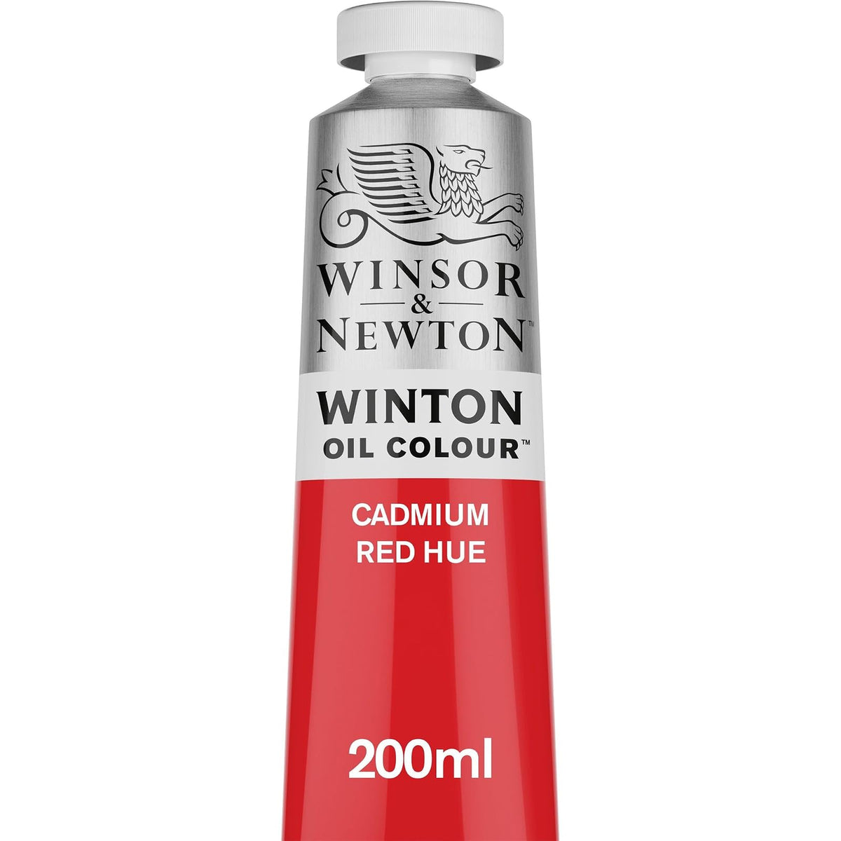 Winsor & Newton Winton Pintura de Óleo 200 ml - Rojo (Cadmium Red Hue 095)