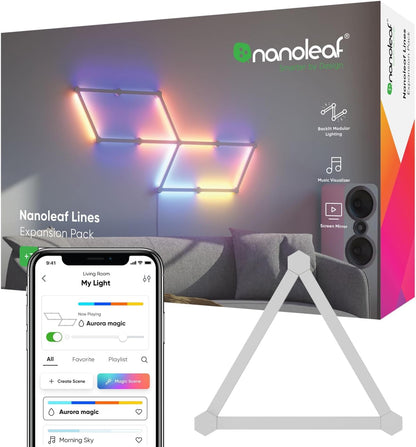 NANOLEAF LINES White 3-Pack Expansion Panels Only