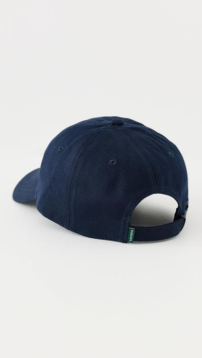 Lacoste Gorra de Sarga de algodón orgánico Tapa para Hombre