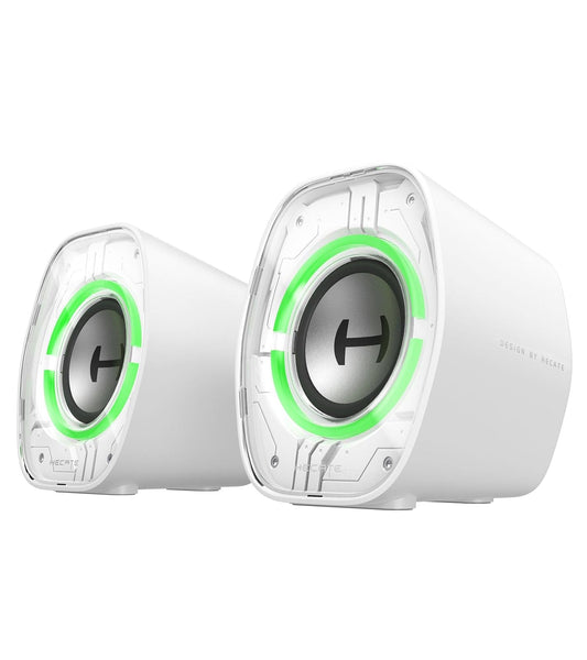 Edifier G1000 II - Altavoces de computadora de computadora para Juegos, Driver de Rango Completo de 2.5 Pulgadas y Graves mejorados, Bluetooth 5.4 con USB-C/AUX, 9 Modos de iluminación RGB dinámicos