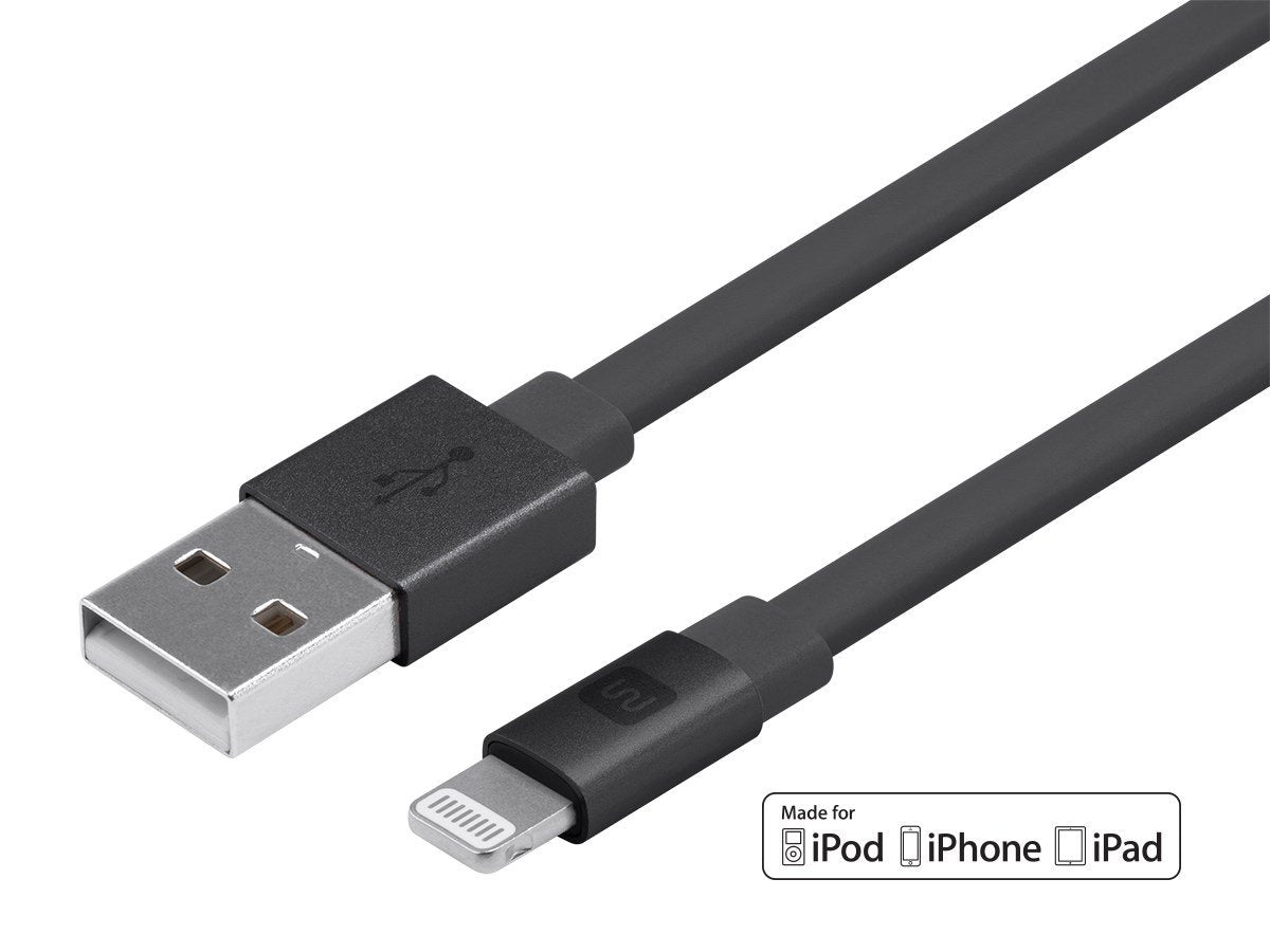 Monoprice 112857 Data Cable for iPod Nano All Apple Products, Black