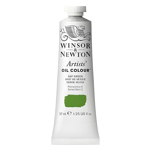 Winsor & Newton Artists' Pintura de Óleo, Verde (Sap Green), 37 ml