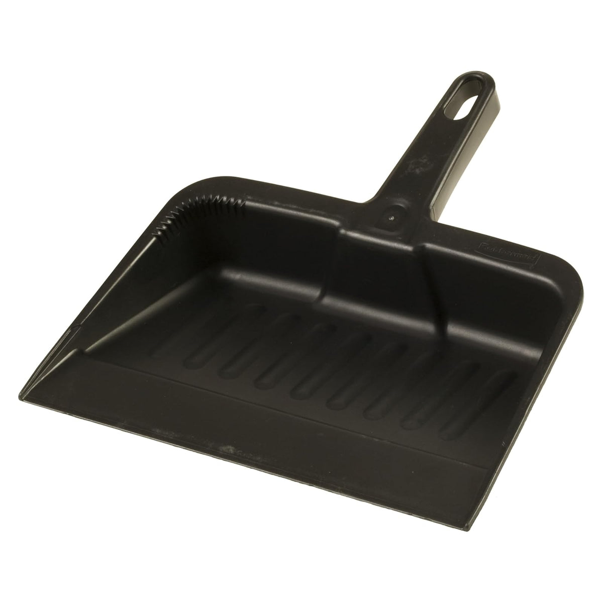 Rubbermaid Commercial Products 12.25, sartén Resistente para Polvo, plástico Duradero, carbón, Ideal para recolección de desechos industriales/Profesionales y Limpieza del hogar