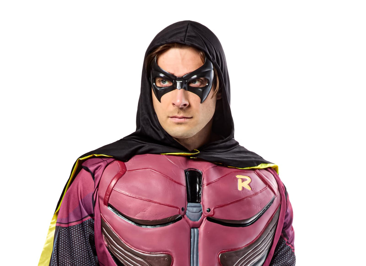 Rubie's DC Comics Batman: Disfraz de petirrojo de lujo de Arkham City Disfraces de tamaño adulto Para hombres