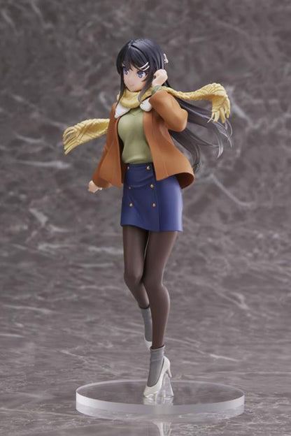 Taito Rascal Do Not Dream of A Dreaming Girl: MAI Sakurajima Figura Coreful (versión de Ropa de Invierno)
