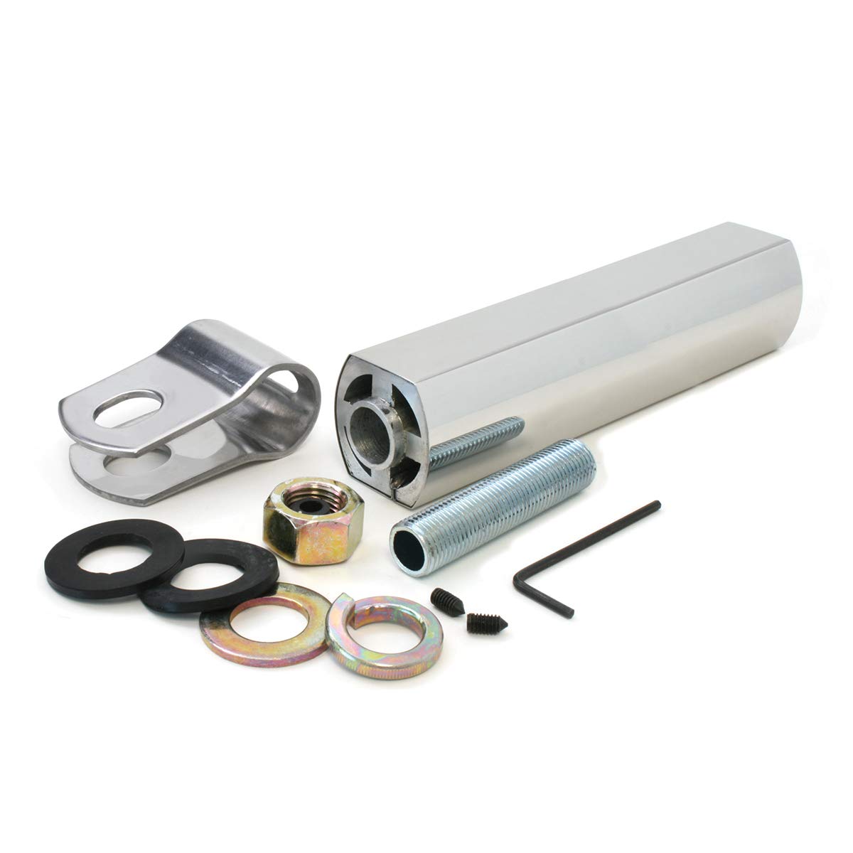 GG Grand General Espejo Extensión Aluminio 5 Pulgadas con Abrazadera de Brazo