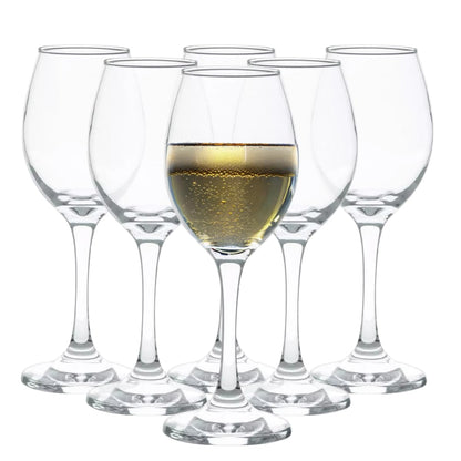 Cristar Rioja Juego de 6 Copas de Vidrio para Vino, Agua de 386 ml