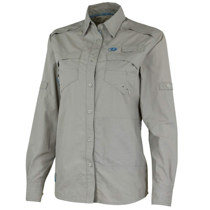 Mossy Oak Camisa de Pesca de Manga Larga De Manga Larga para Mujer