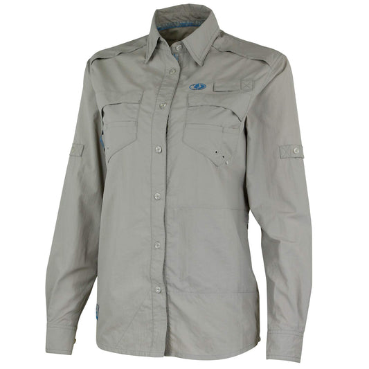 Mossy Oak Camisa de Pesca de Manga Larga De Manga Larga para Mujer