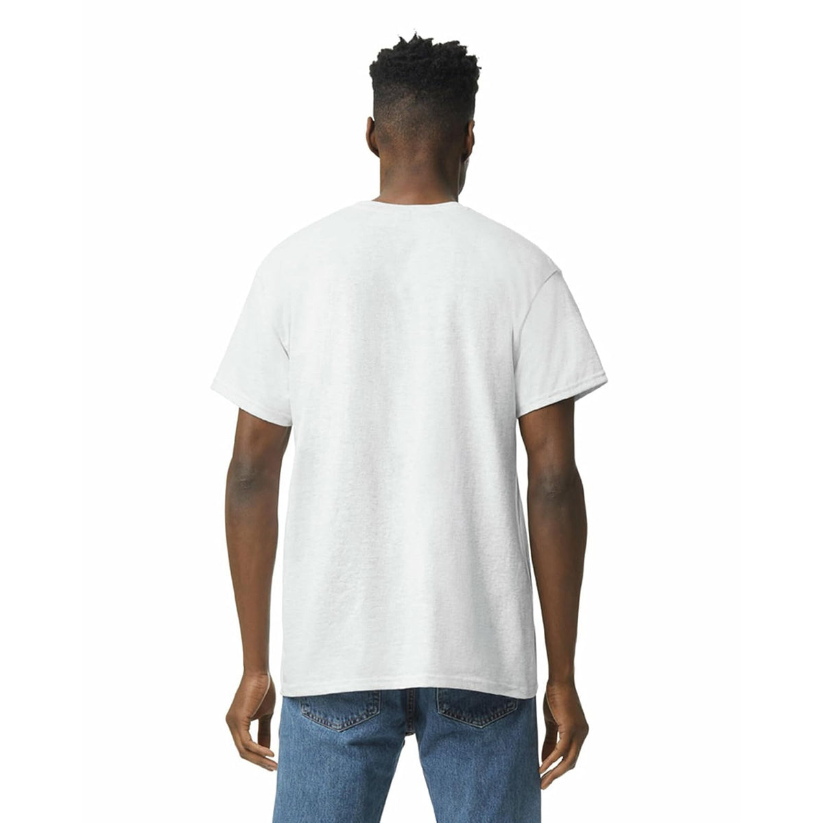 Gildan Camisetas elásticas de algodón, Paquete múltiple Ropa Interior para para Hombre