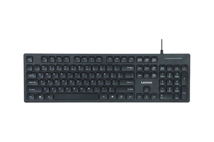 Lenovo 305 Teclado USB-C con Cable con Teclado numérico, tamaño Completo, diseño Delgado, Negro