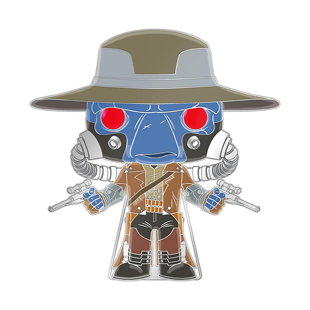 Funko Star Wars: Clone Wars Large Enamel Pin - Cad Bane | Mercancía Oficial de Ciencia Ficción - Juguete Coleccionable - Idea de Regalo de Cumpleaños para Fans y Coleccionistas