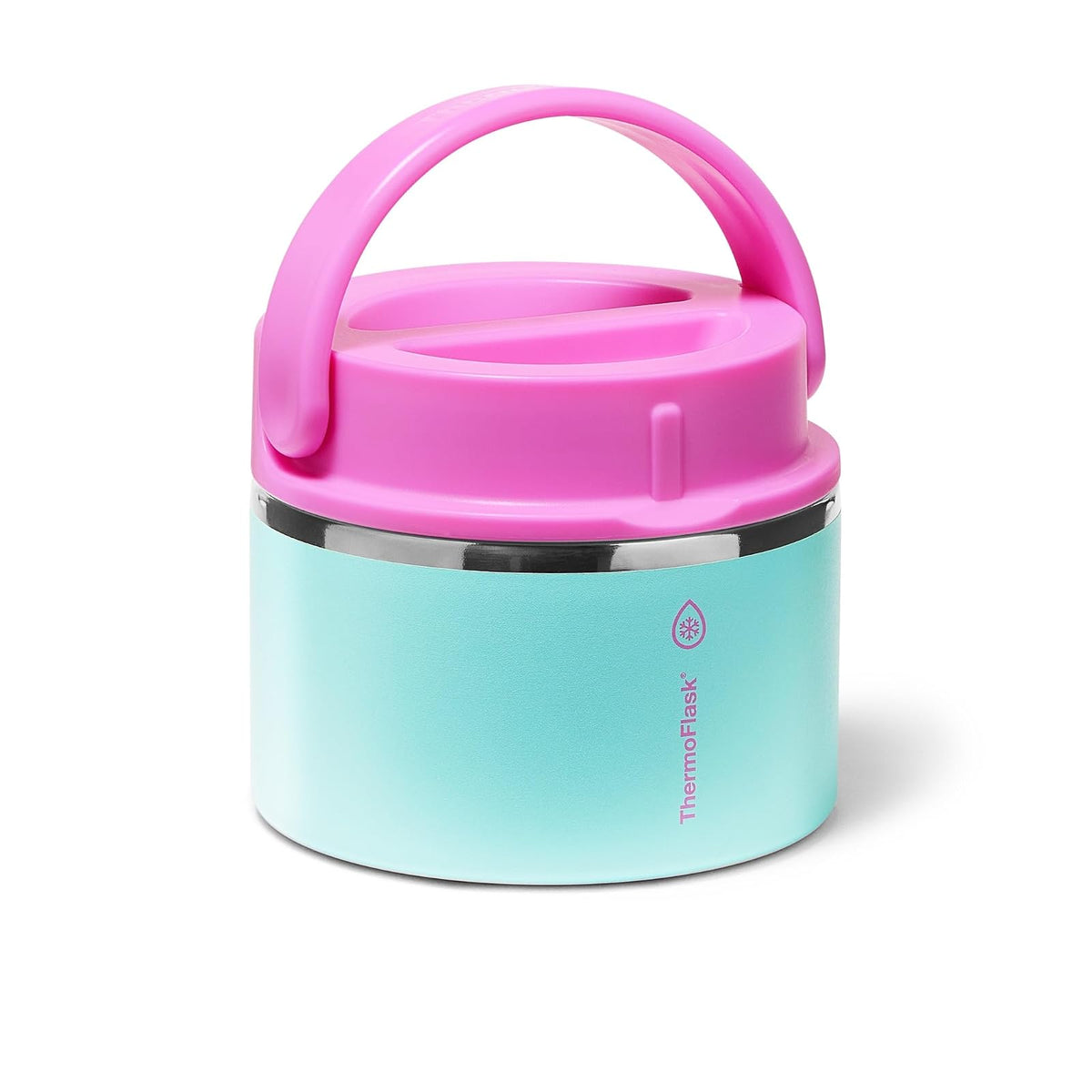 Thermoflask - Tarro de comida con aislamiento de doble pared de 12 onzas, puesta de sol tropical