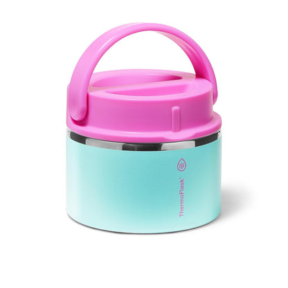 Thermoflask - Tarro de comida con aislamiento de doble pared de 12 onzas, puesta de sol tropical
