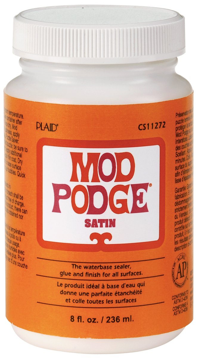 Mod Podge CS11272 - Pegamento Satinado Decoupage de 8 onzas, Transparente