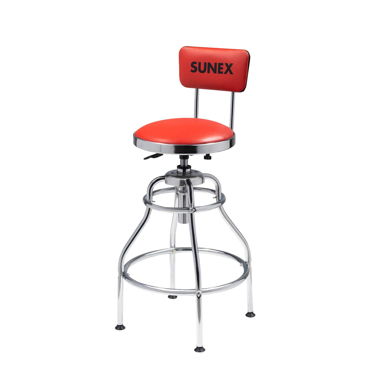 Sunex 8516 Hydraulic Shop Stool, Chrome