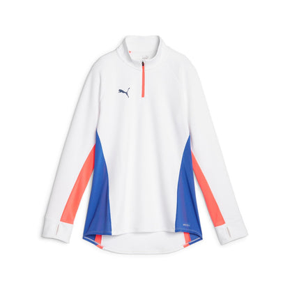 Puma Teamsport Pantalón de Punto para Mujer - CH - Blanco - Fire Orchid