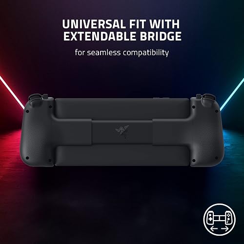Razer Kishi V2 Controlador de Juegos Móviles para Android: Controles de Calidad de Consola - Ajuste Universal con Puente Extensible - Transmite Juegos de PC, Xbox, PlayStation