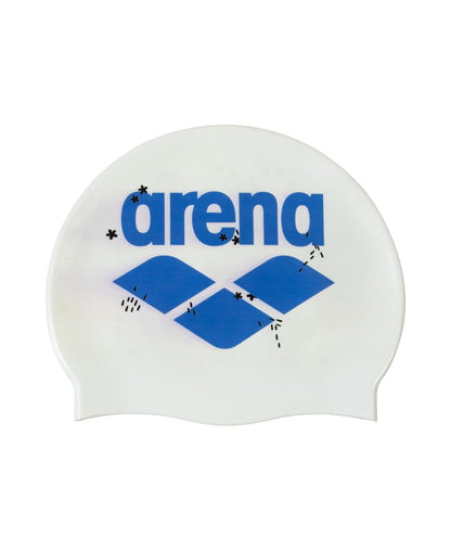 ARENA HD Unisex Adult Elastic Silicone Swim Cap for Men and Women, Fitness Swimming Gear Soft and Stretchy Pool Bathing Cap