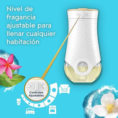 Glade Aromatizante para Hogar Eléctrico Paraíso Azul, 3 Repuestos 21 ml