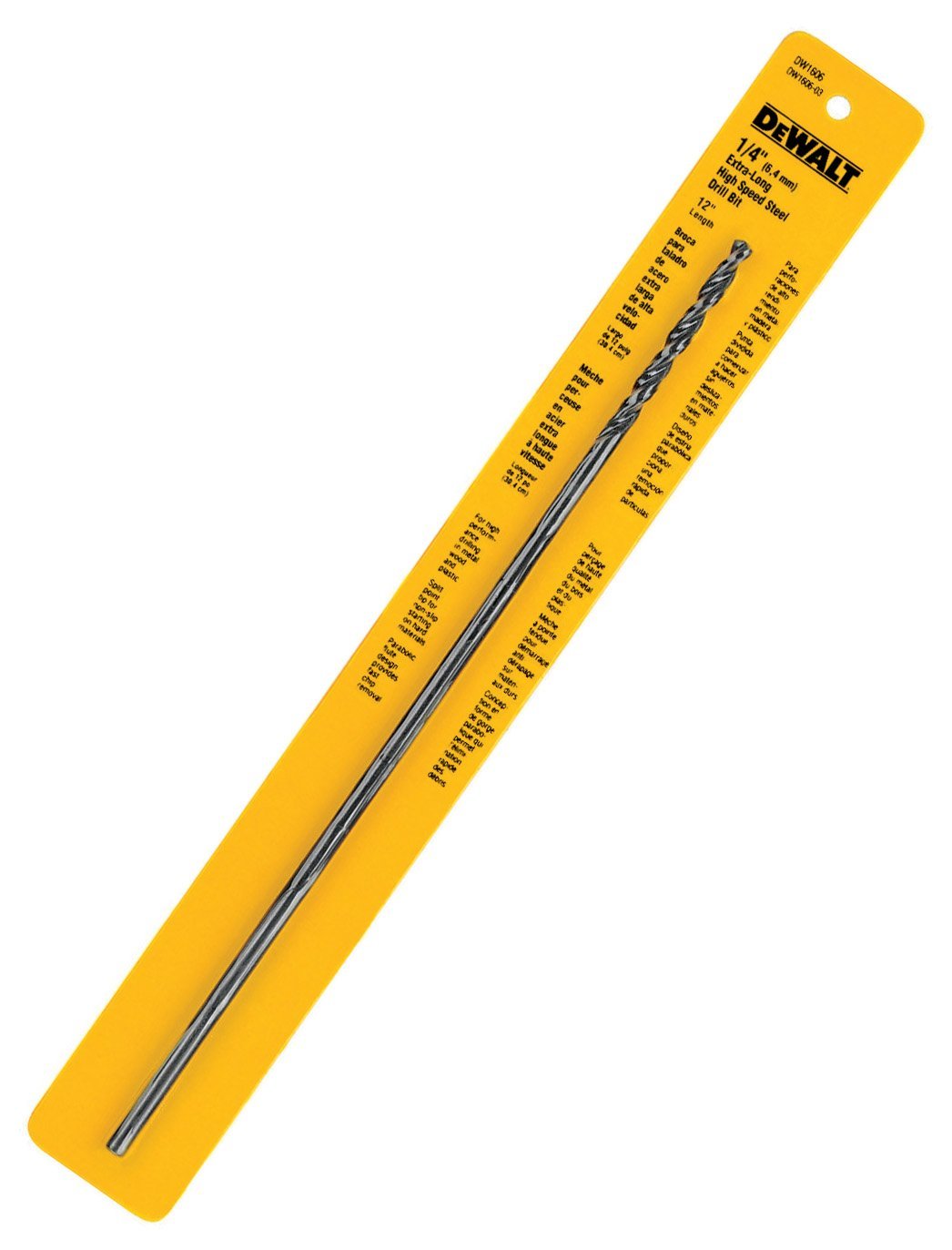 DEWALT Brocas de taladro de 1/16 de pulgada en negro y dorado (DW1606 G)