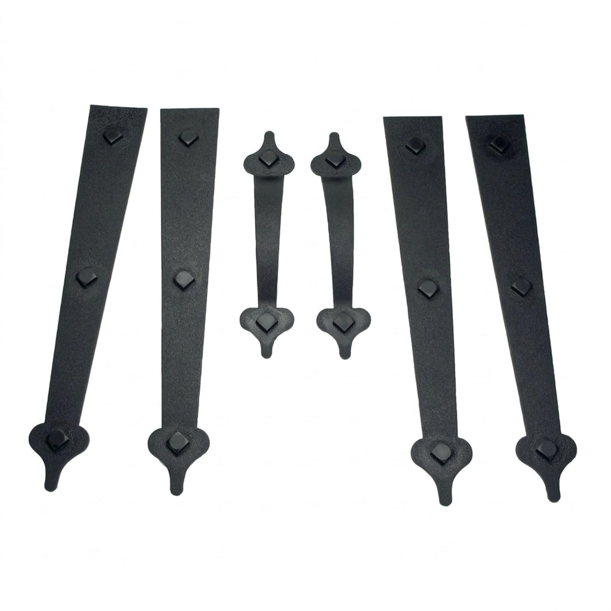 Household Essentials Garage Handle and Hinge Magnets – Decorative Magnetic Hardware Steel Doors, Easy Installation, Durable & Weatherproof, Set of 6 - Bisagras estándar