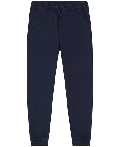 Nautica - Pantalones Deportivos de Uniforme Escolar para niño, Cintura elástica con Cierre de cordón, Tela de Sarga elástica - 10-12 Husky - Azul Marino