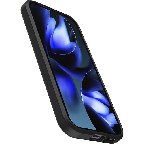 OtterBox Funda Protectora contra caídas para Google Pixel 9a, React Series Probado según el estándar Militar y Protector de Pantalla de Cristal confiable, Color Negro