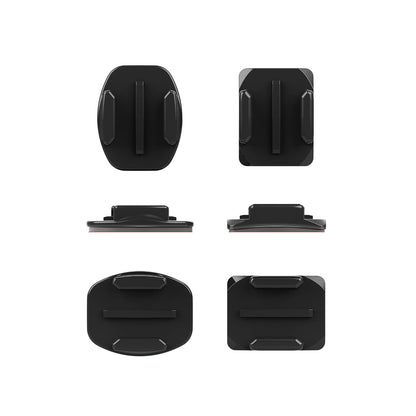 GoPro Monturas adhesivas curvas y planas compatibles con todas las cámaras (Accesorio oficial GoPro)