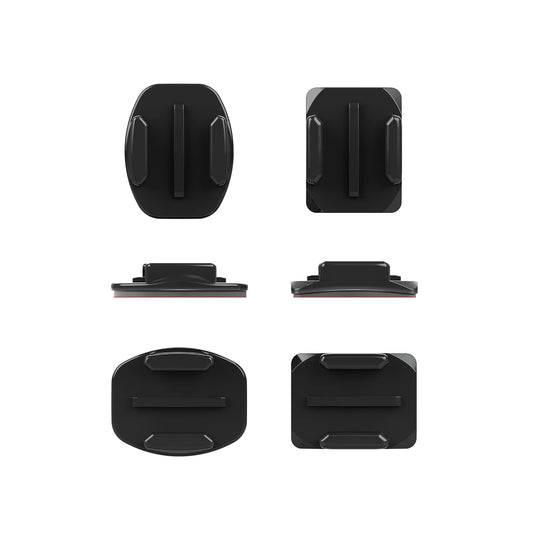 GoPro Monturas adhesivas curvas y planas compatibles con todas las cámaras (Accesorio oficial GoPro)