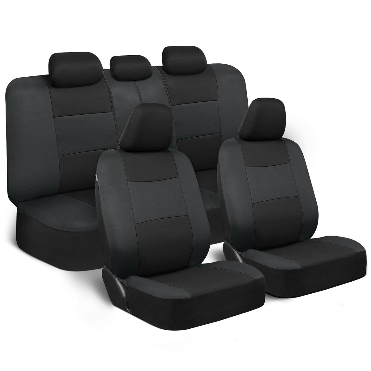 BDK PolyPro Juego de Fundas para Asiento de Auto - Carbón inverso