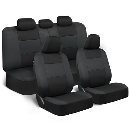 BDK PolyPro Juego de Fundas para Asiento de Auto - Carbón inverso