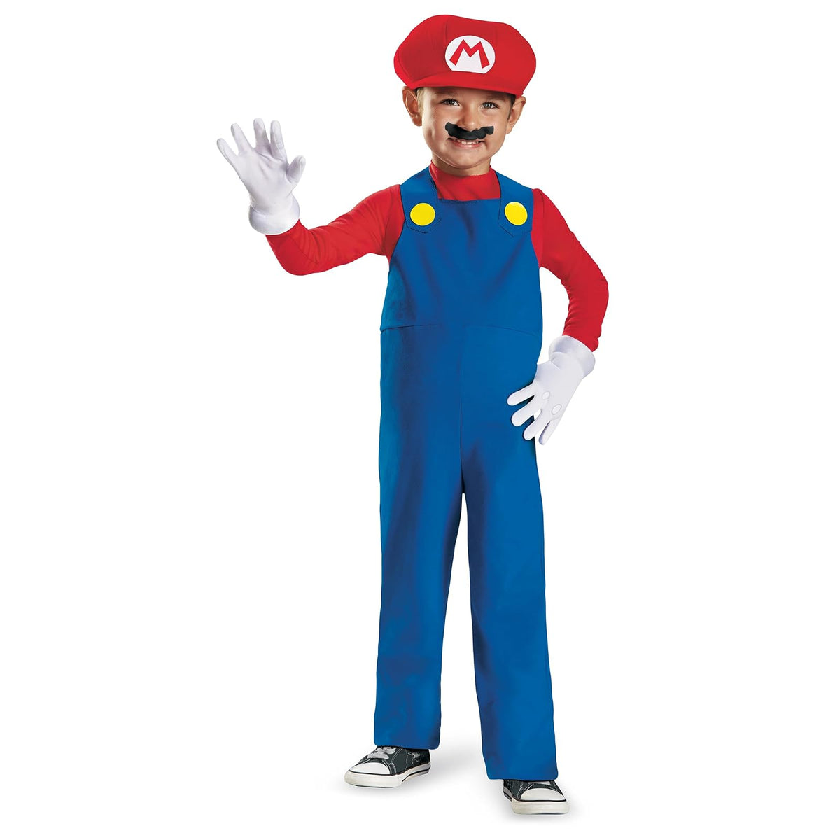 Disguise - Disfraz de Mario para niños pequeños de Super Mario Brothers de Nintendo, talla pequeña/2T - Chica - 2T - Disfraz