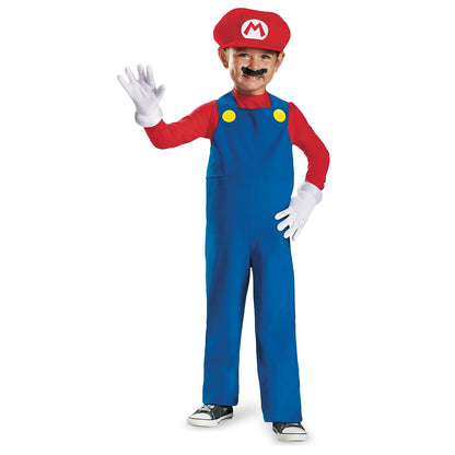 Disguise - Disfraz de Mario para niños pequeños de Super Mario Brothers de Nintendo, talla pequeña/2T - Chica - 2T - Disfraz