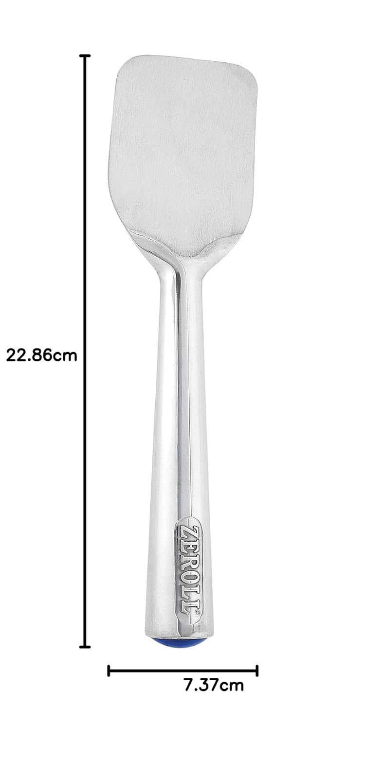 Zeroll Original Tubmate - Pala de helado de aluminio para nivelar, embalar y mezclar a mano, mango relleno de líquido autodescongelante, hoja más gruesa de larga duración, fabricada en Estados Unidos,